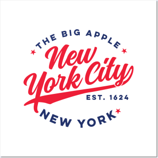 Vintage New York City The Big Apple USA Posters and Art